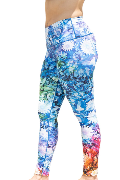 Floral Burst Yoga Pants