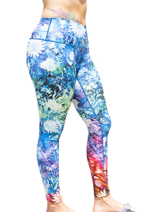 Floral Burst Yoga Pants