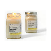 To Be Organics Sweet Pineapple Soy Wax Candle Handmade Soy Candle