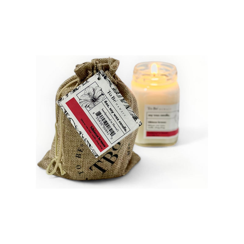 To Be Organics Hibiscus Breeze Soy Wax Candle Handmade Soy Candle