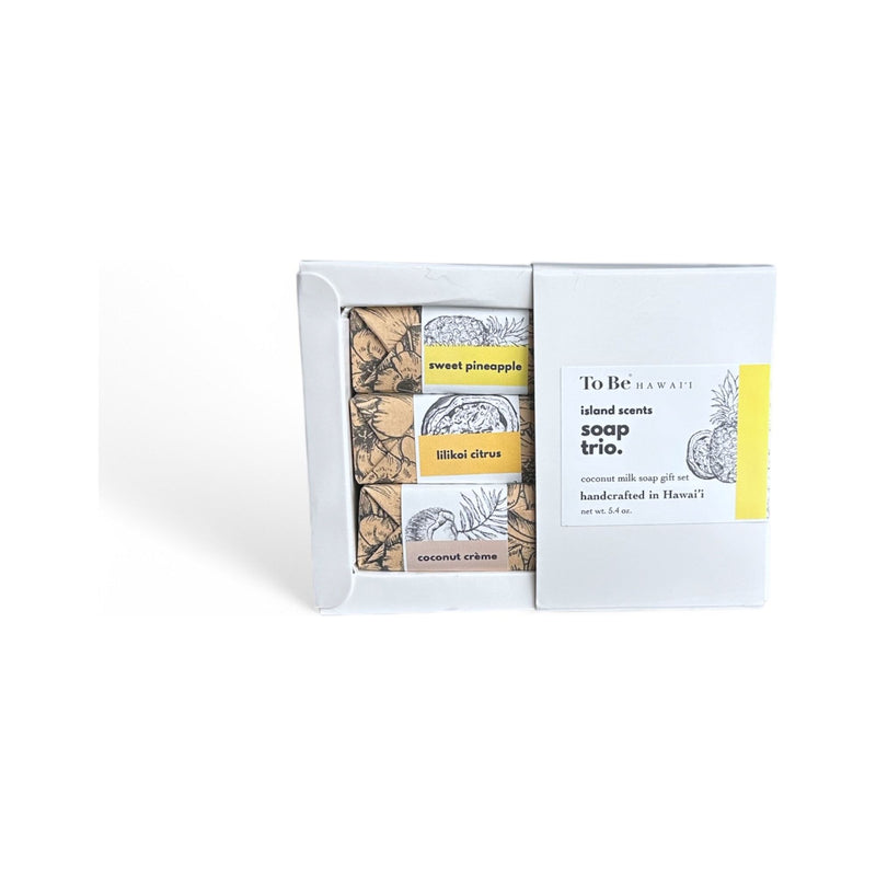 To Be Organics Tropical Scents Luxury Bar Soap Trio Gift Sets