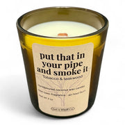 Get a Whiff Co. Amber Jar Crackling Candle Amber