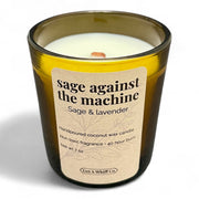 Get a Whiff Co. Amber Jar Crackling Candle Amber