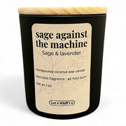 Get a Whiff Co. Matte Jar Crackling Candle Glass