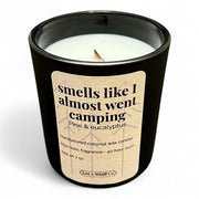 Get a Whiff Co. Matte Jar Crackling Candle Glass