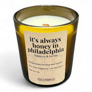 Get a Whiff Co. Amber Jar Crackling Candle Amber