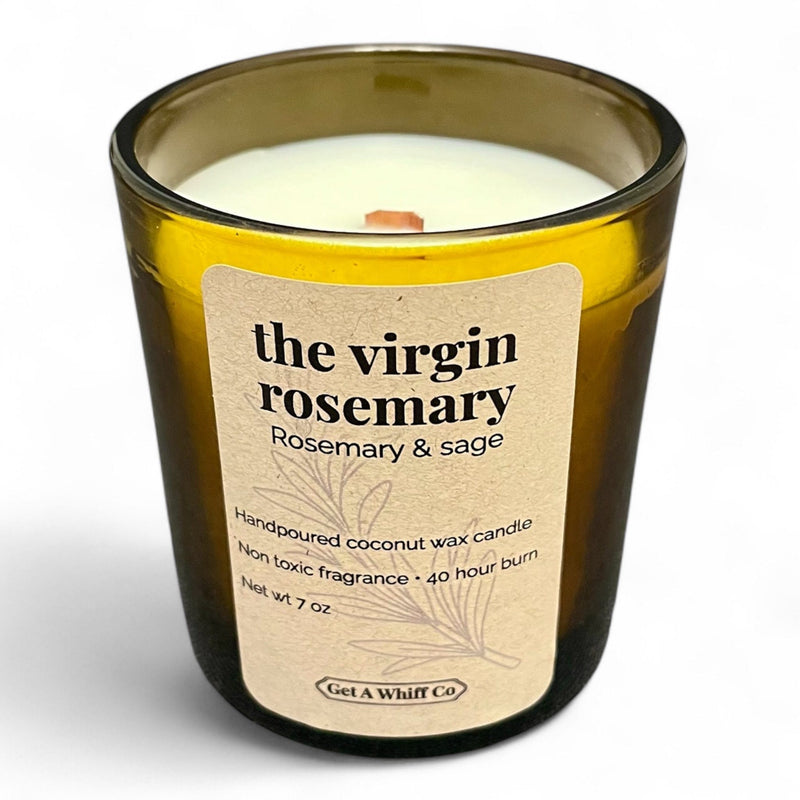 Get a Whiff Co. Amber Jar Crackling Candle Amber