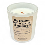 Get a Whiff Co. Matte Jar Crackling Candle Glass