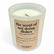 Get a Whiff Co. Matte Jar Crackling Candle Glass