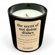 Get a Whiff Co. Matte Jar Crackling Candle Glass