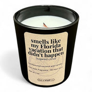 Get a Whiff Co. Matte Jar Crackling Candle Glass