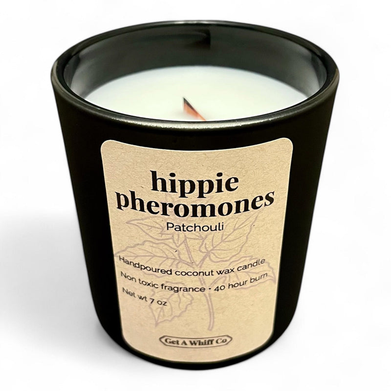 Get a Whiff Co. Matte Jar Crackling Candle Glass