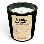 Get a Whiff Co. Matte Jar Crackling Candle Glass