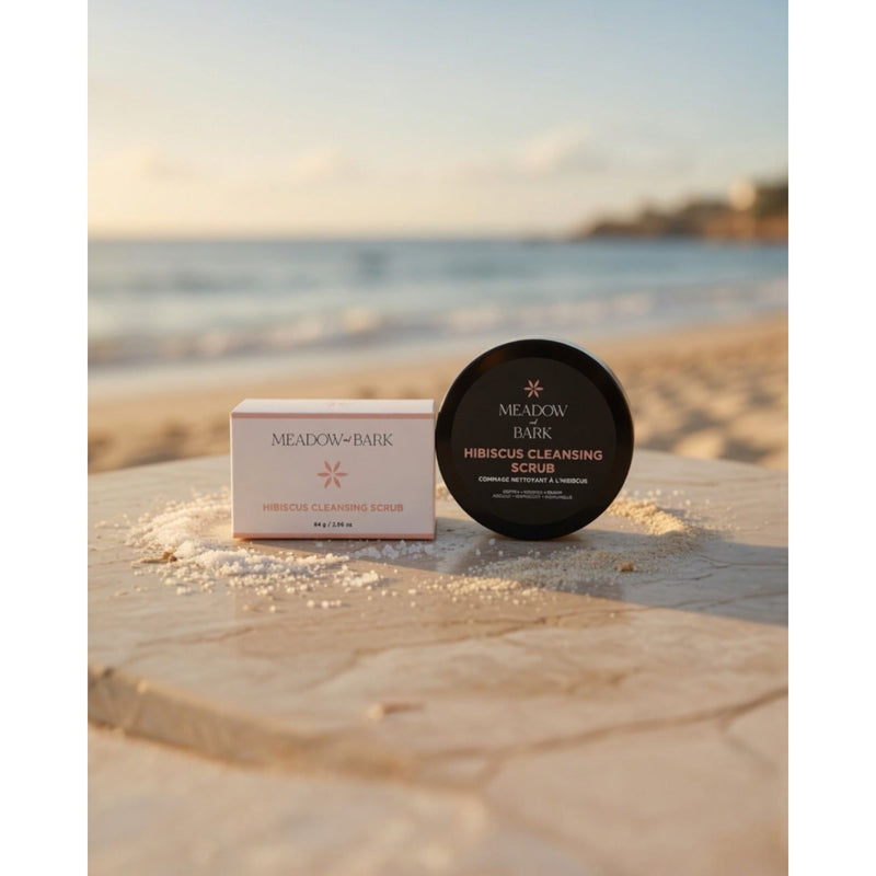 Meadow and Bark Hibiscus Facial Cleansing Scrub Skincare
