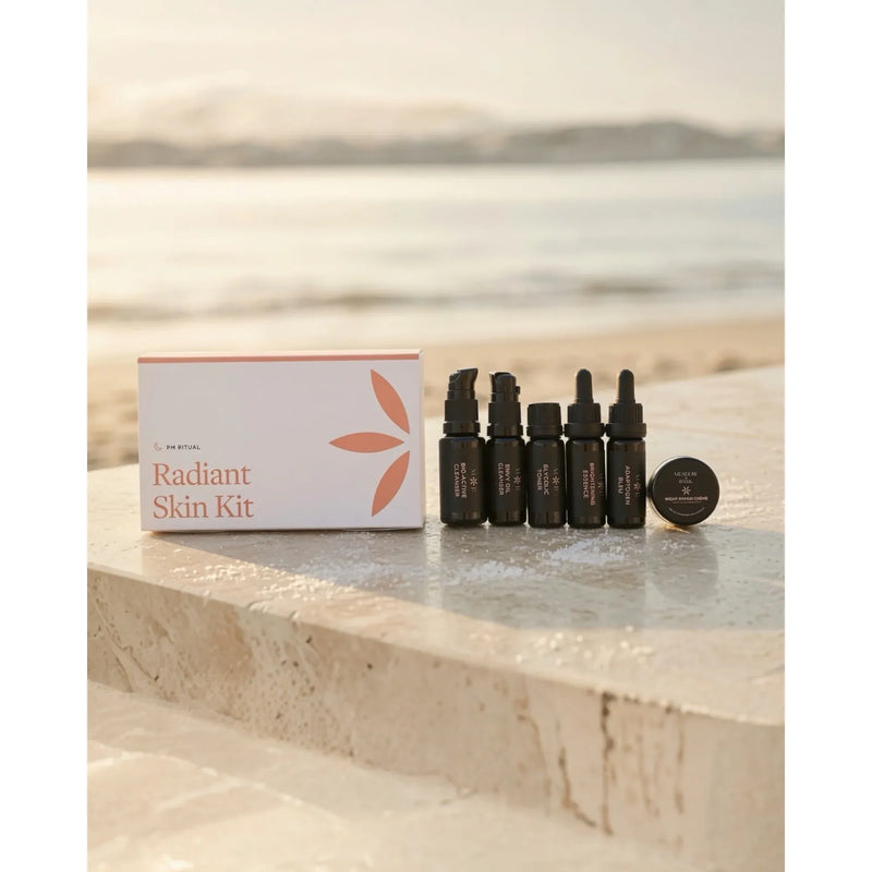Meadow and Bark Deluxe Mini Radiant Skin Kit - PM Ritual