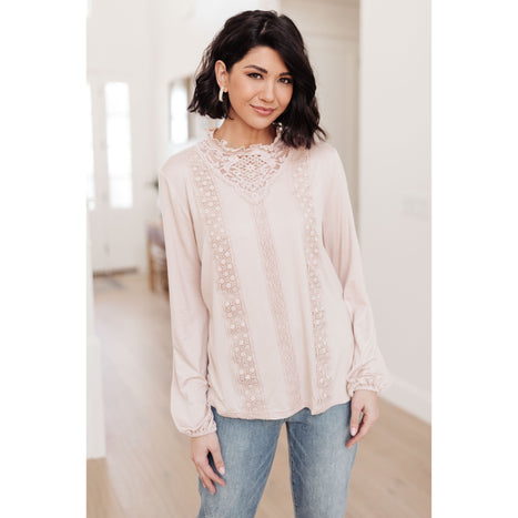 Picture This Top In Blush