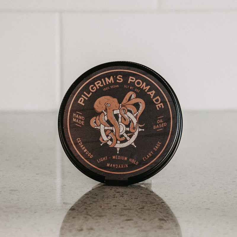 Brooklyn Grooming Pilgrim's® Vegan Pomade (Mandarin and Clary Sage)