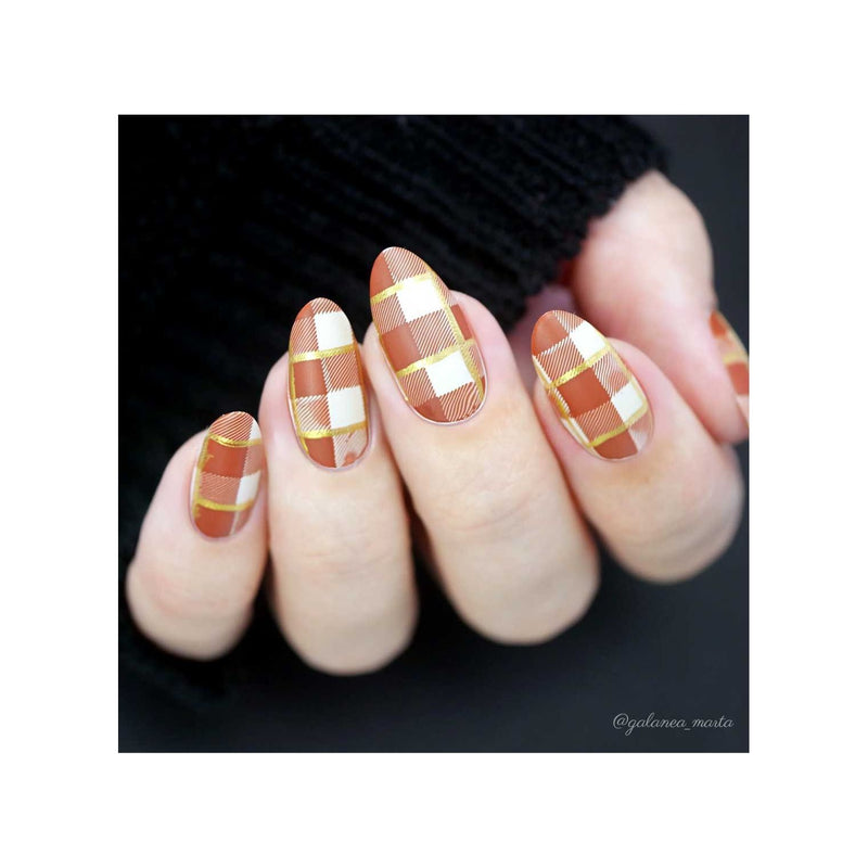 UberChic Beauty Pretty In Plaid-03 Stamping Plate