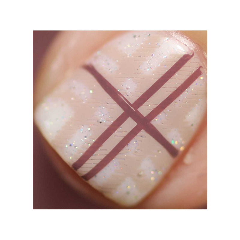 UberChic Beauty Pretty In Plaid-03 Stamping Plate