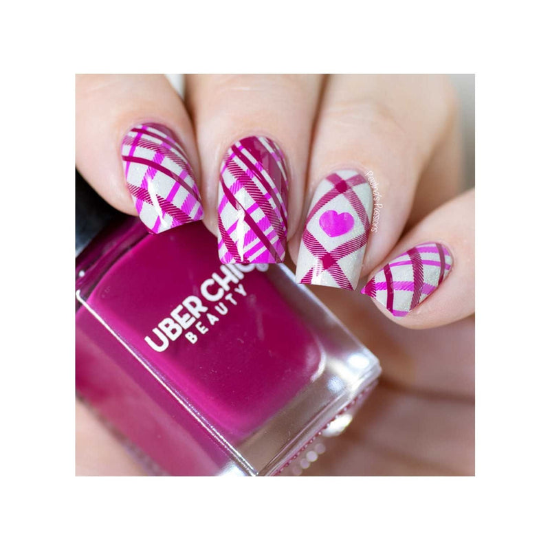 UberChic Beauty Pretty In Plaid-03 Stamping Plate