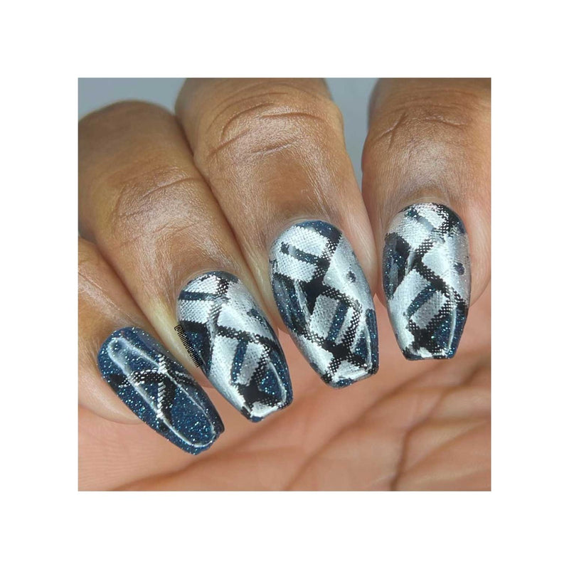 UberChic Beauty Pretty In Plaid-03 Stamping Plate