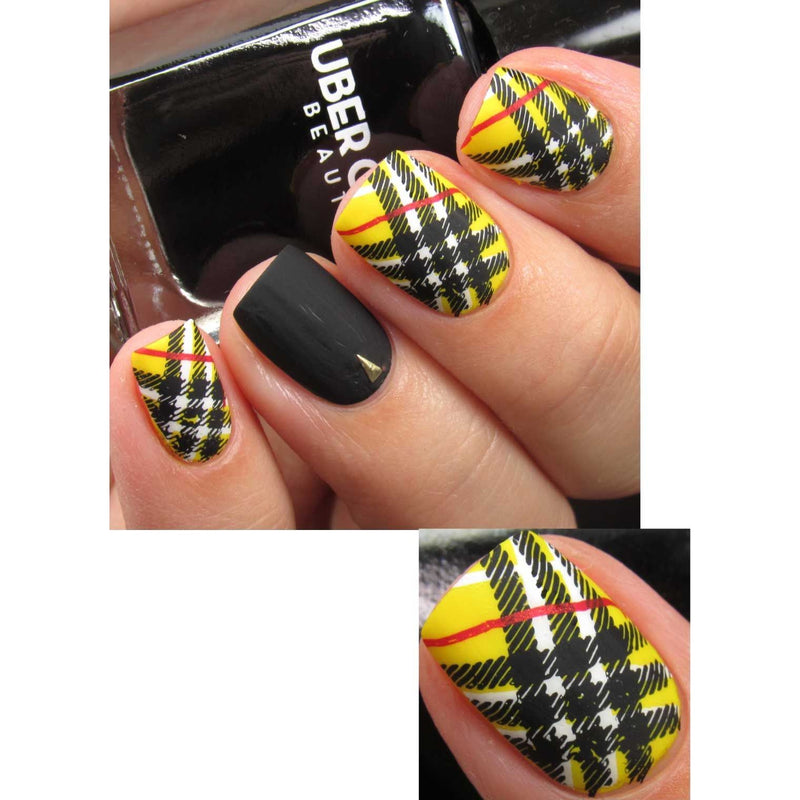 UberChic Beauty Pretty In Plaid-03 Stamping Plate