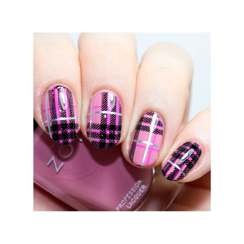 UberChic Beauty Pretty In Plaid-03 Stamping Plate