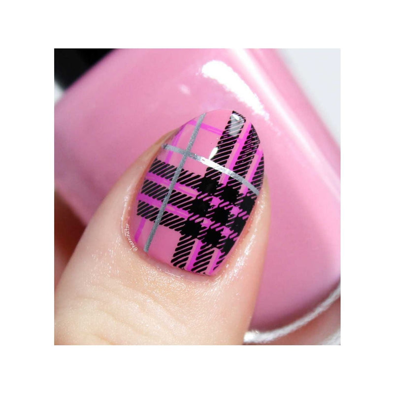 UberChic Beauty Pretty In Plaid-03 Stamping Plate