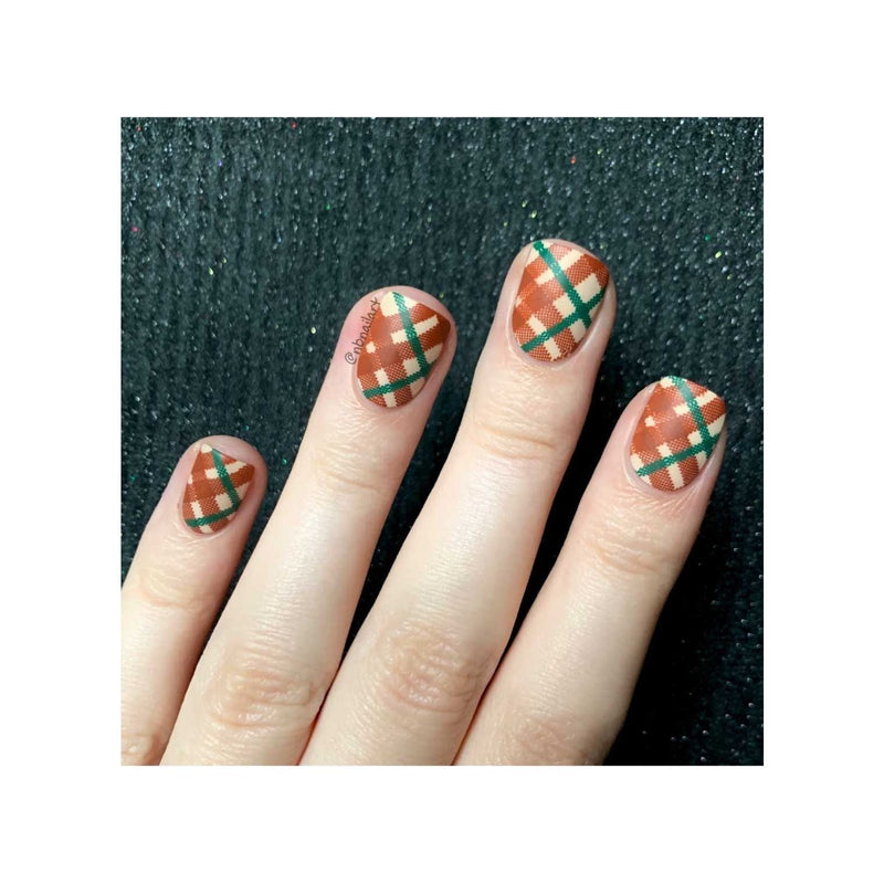 UberChic Beauty Pretty In Plaid-03 Stamping Plate