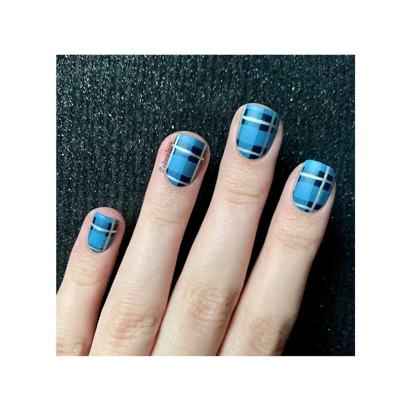 UberChic Beauty Pretty In Plaid-03 Stamping Plate