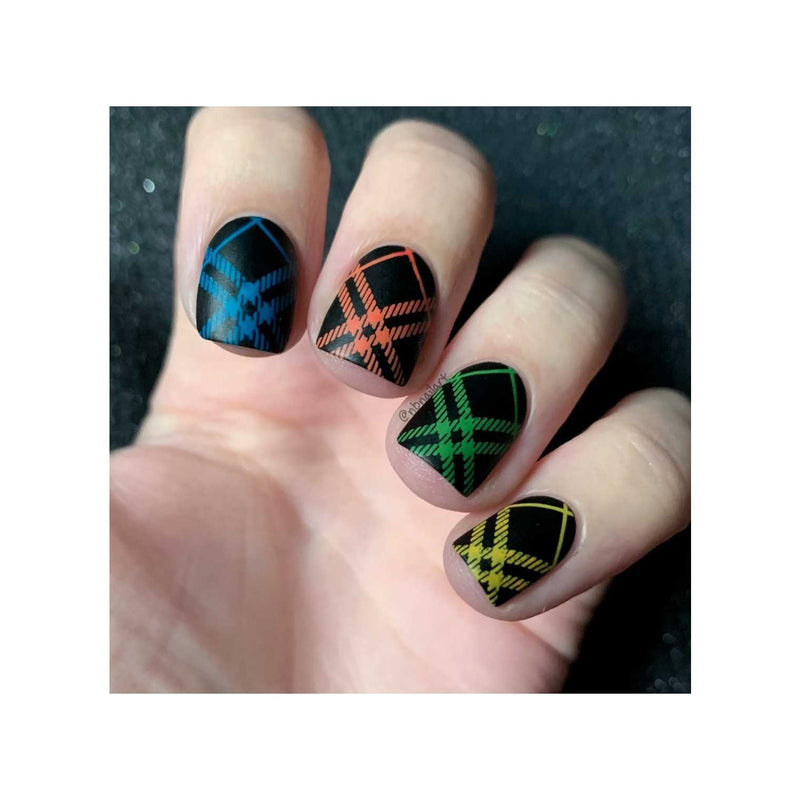 UberChic Beauty Pretty In Plaid-03 Stamping Plate