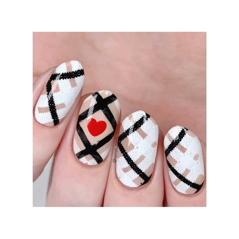 UberChic Beauty Pretty In Plaid-03 Stamping Plate