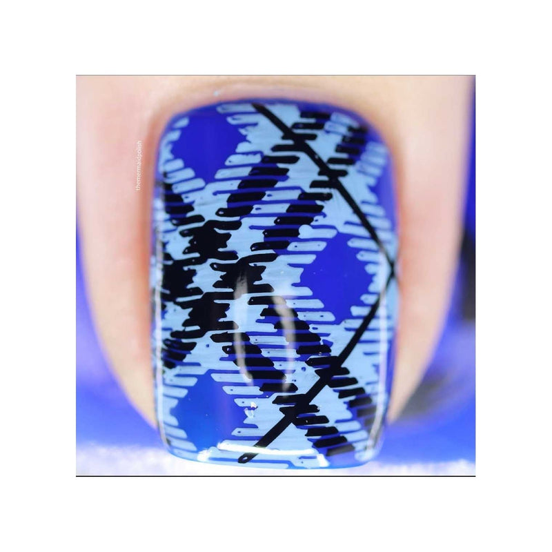 UberChic Beauty Pretty In Plaid-03 Stamping Plate