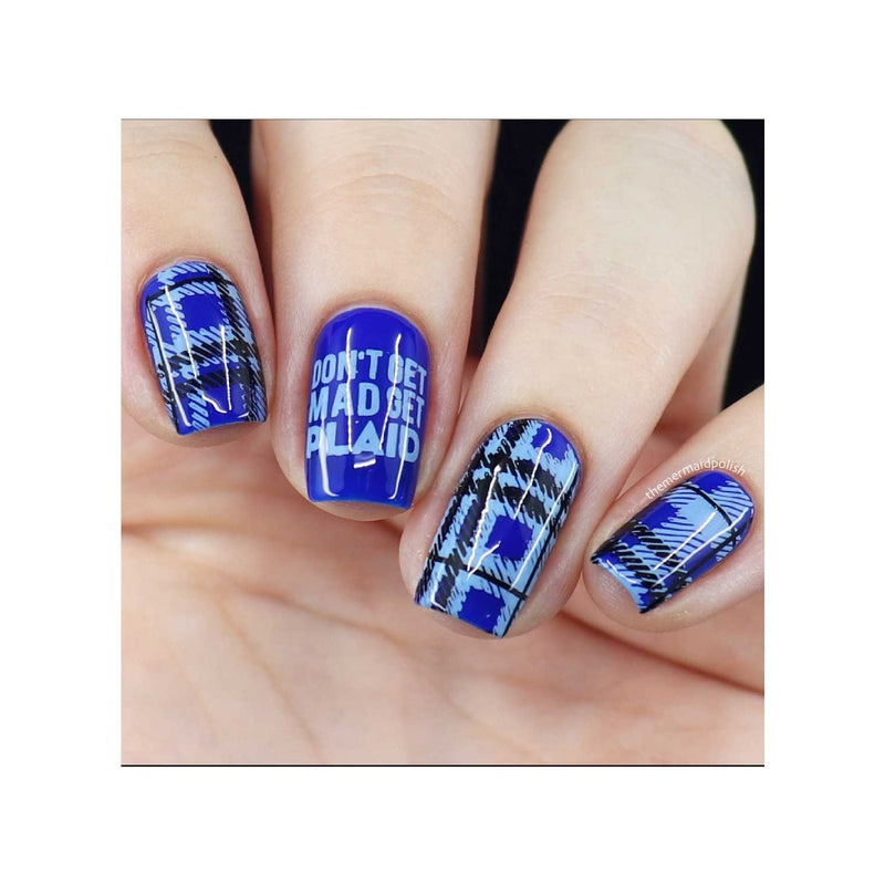 UberChic Beauty Pretty In Plaid-03 Stamping Plate