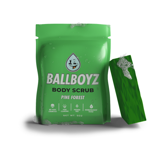 BALLBOYZ Pine Forest Body Scrub (Light Acne)