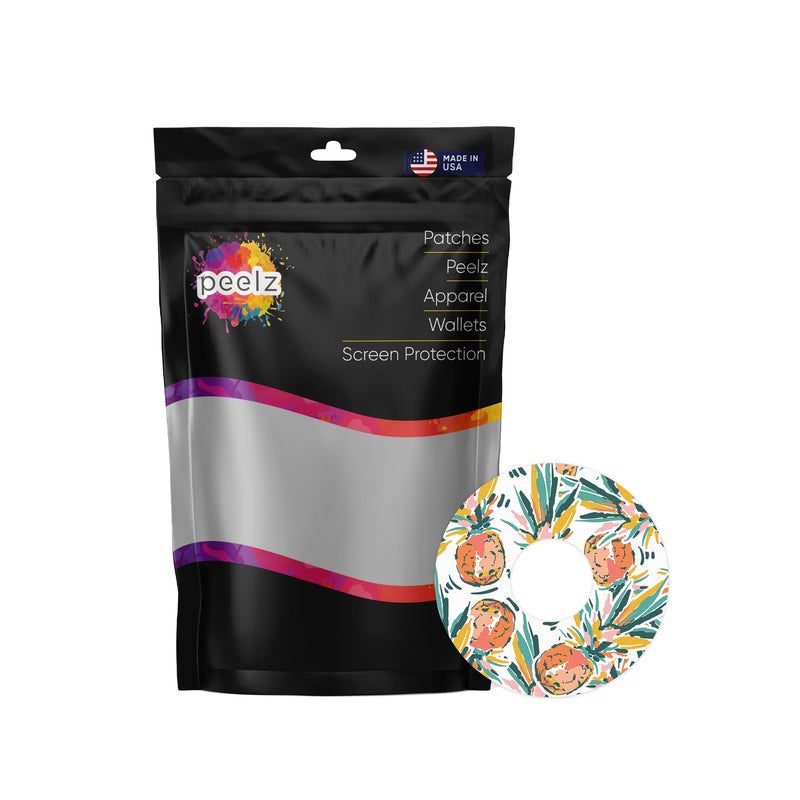 Peelz Pineapple Paradise Patch Tape Designed for the FreeStyle Libre 3 Plus & Lingo Patch Medical Tape