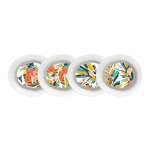 Peelz Pineapple Paradise Sticker Designed for the DEXCOM G7 and Stelo Transmitter Peelz/Stickers