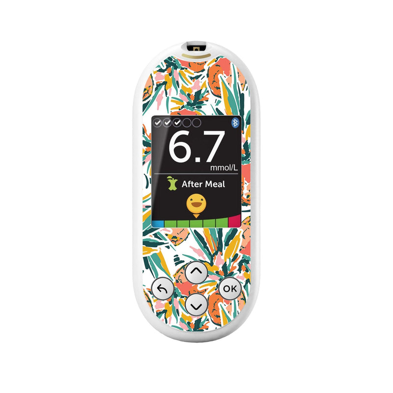 Peelz Pineapple Paradise for OneTouch Verio Reflect Glucometer Peelz/Stickers