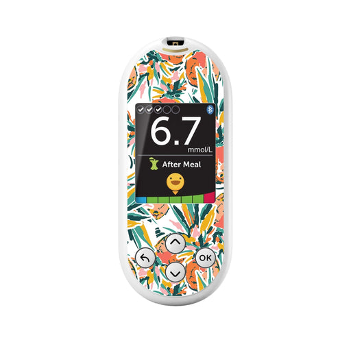 Peelz Pineapple Paradise for OneTouch Verio Reflect Glucometer Peelz/Stickers