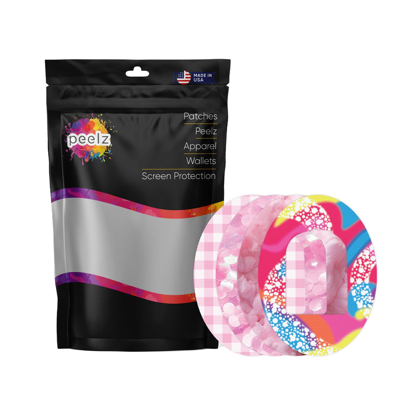 Peelz Pink Dream Variety Pod Patch Tape - Pump Peelz Patch Medical Tape
