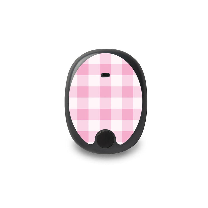 Peelz Pink Plaid Eversense Smart Transmitter Peelz/Stickers