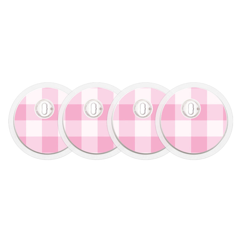 Peelz Pink Plaid Sticker Designed for the FreeStyle Libre 3 Plus & Lingo  Sensor Peelz/Stickers