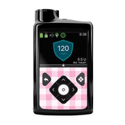 Peelz Pink Plaid Sticker for Medtronic MiniMed 770G & 780G Peelz/Stickers