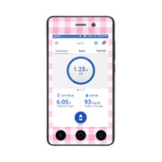 Peelz Pink Plaid Sticker for Omnipod DASH® PDM – Pump Peelz Peelz/Stickers