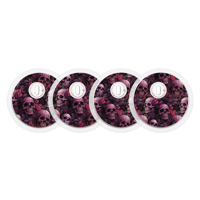Peelz Pink Skulls Designed for the FreeStyle Libre 3 Plus & Lingo  Sensor Peelz/Stickers