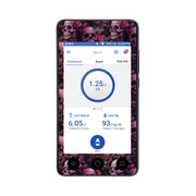 Peelz Pink Skulls Sticker for Omnipod DASH® PDM – Pump Peelz Peelz/Stickers