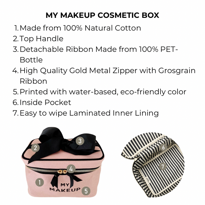 Bag-All - My Makeup Cosmetic Box, Pink/Blush