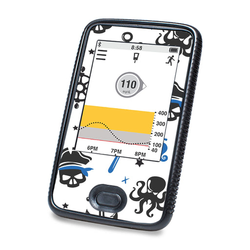 Peelz Pirates DEXCOM G6 Touchscreen Receiver Peelz/Stickers