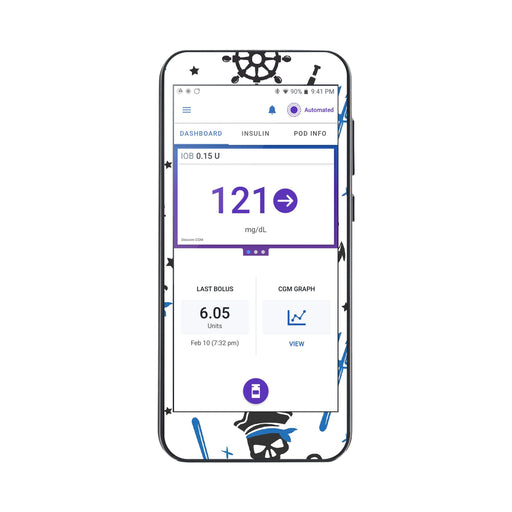 Peelz Pirates Sticker for Omnipod® 5 Controller – Pump Peelz Peelz/Stickers