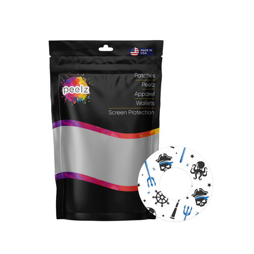 Peelz Pirates Patch  Tape Designed for the FreeStyle Libre 2 Patch Medical Tape